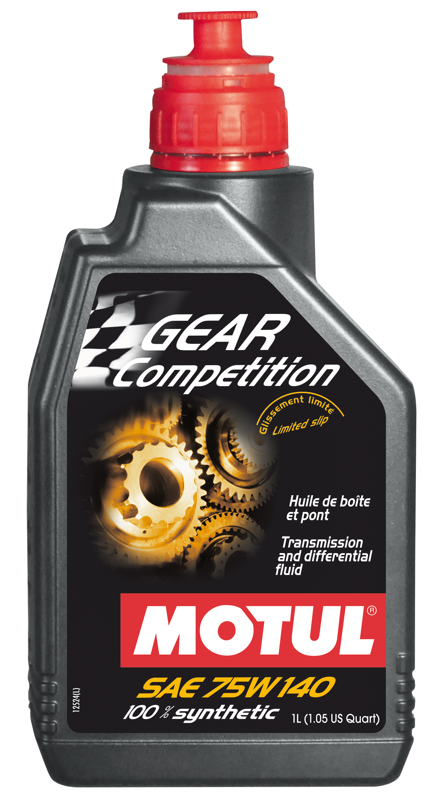MOTUL GEAR COMPETITION 75W140 - 1L - Fully Synthetic Transmission fluid - Ester based
